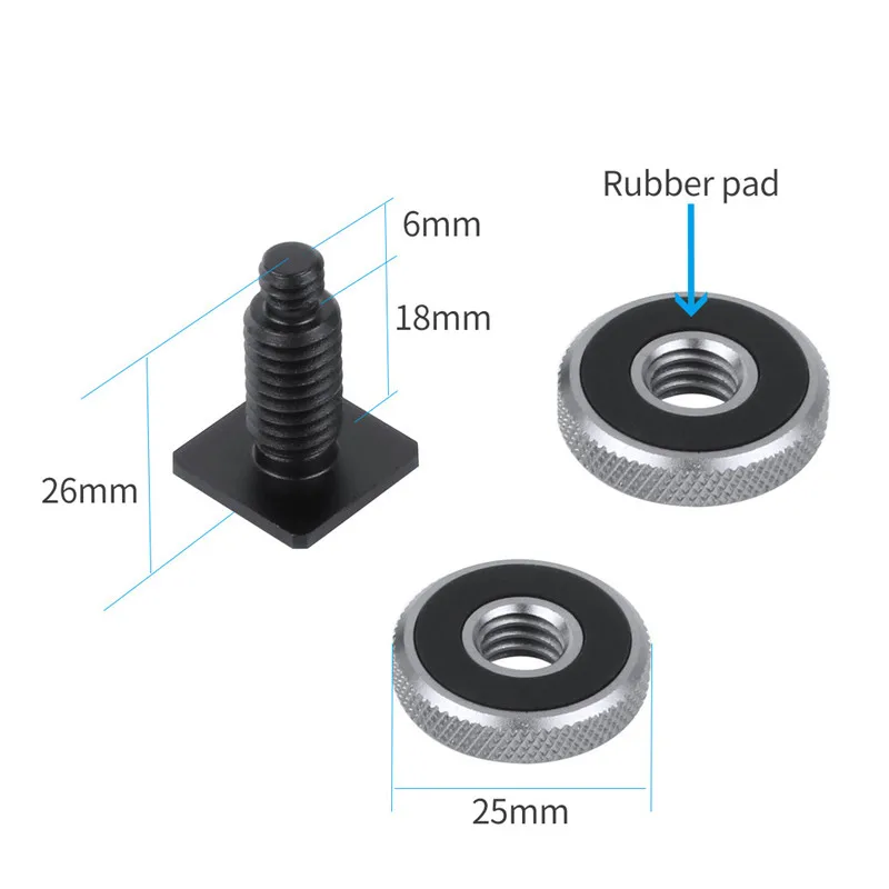 1/4 Hot Shoe Mount Phone Holder Dual Nut Cold Shoe Adapter Bracket For Canon Sony Nikon DSLR Camera Studio Accessories