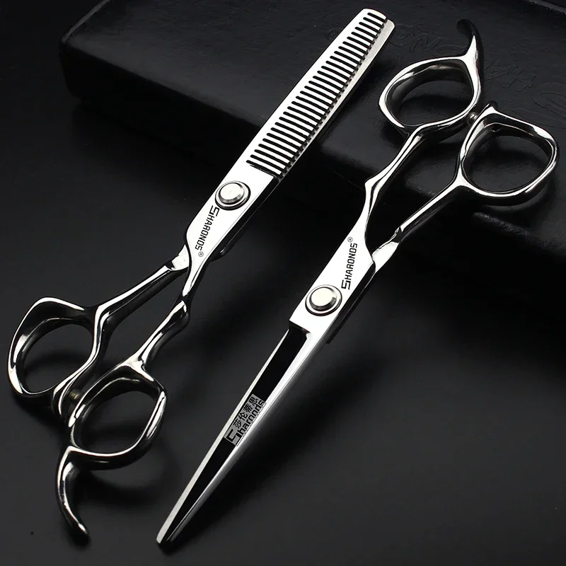 Professional 6-inch Pet Beauty Scissor Set for Dogs and Cats Hair Cutting Tool Teddy Hair Trimming Tool.