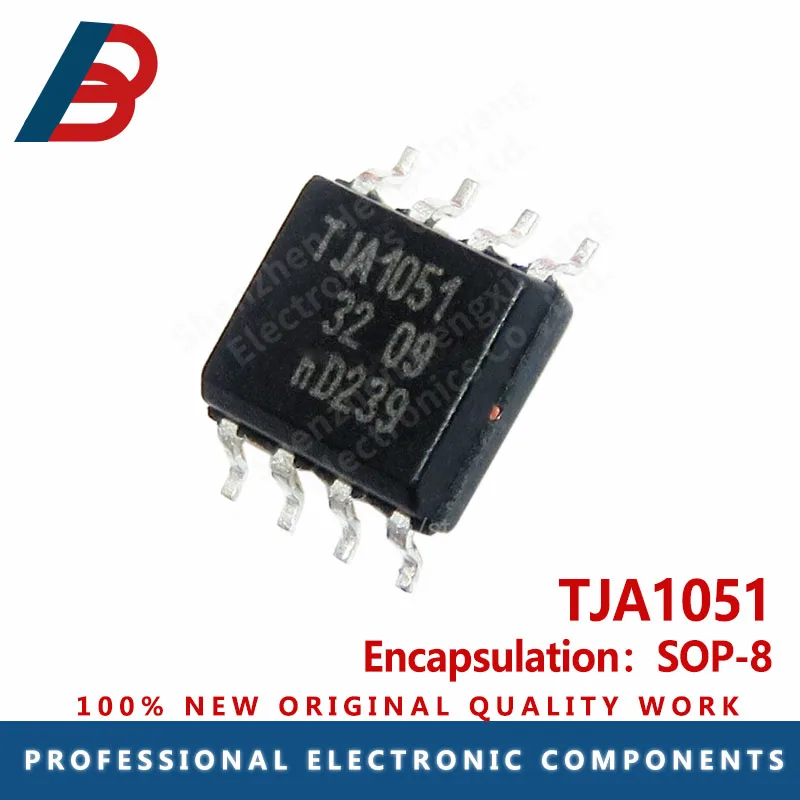 10PCS TJA1051 SOP-8 Automotive computer board CAN communication chip patch 8 pins