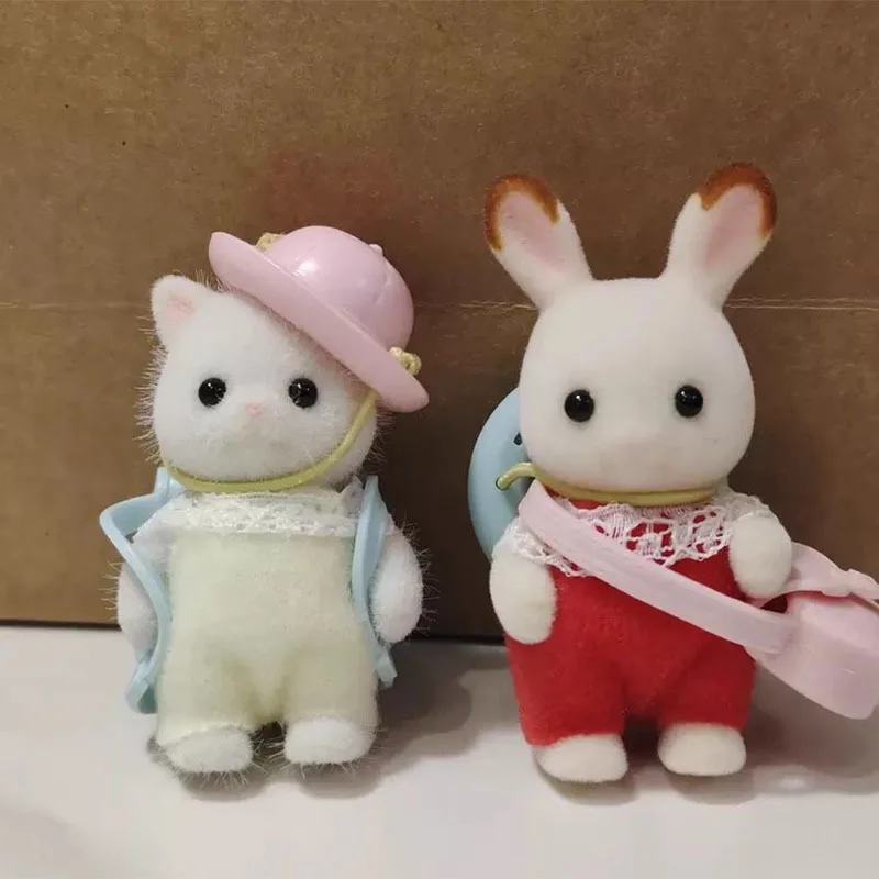 High Quality Sylvanian Families Anime Figure Model Toys Kindergarten Baby Series Decoration Pendant Room Ornament Birthday Gifts