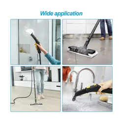 Accessories for KaRcher Steam Cleaner Easyfix SC2 SC3 SC4 SC5, Microfibre Cloth Set and Floor Nozzle Round Brushes