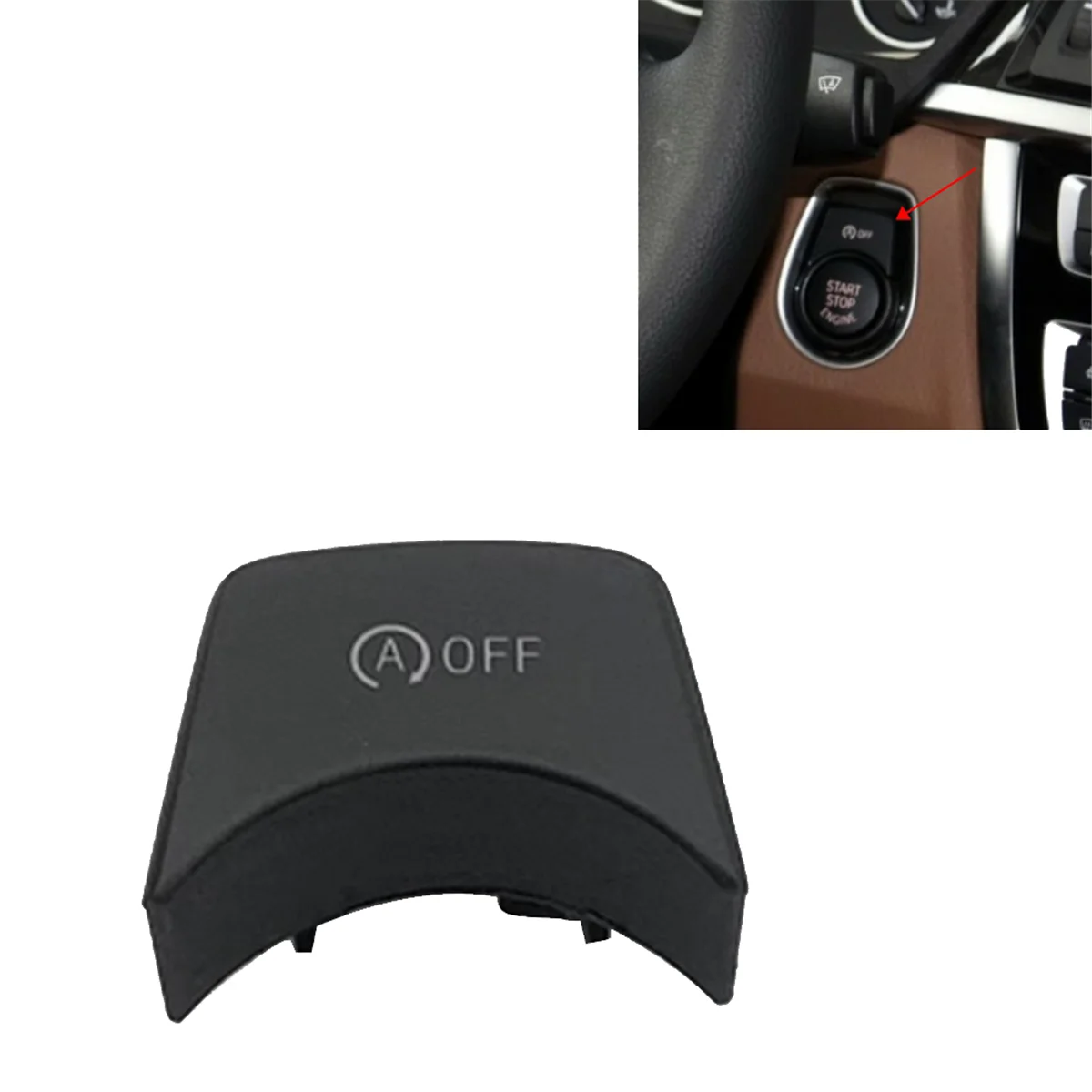 Car Engine Start Stop Switch Button Covers for 1/2/3/4 Series F20 F22 F30 F32 Car Accessories 61319250734