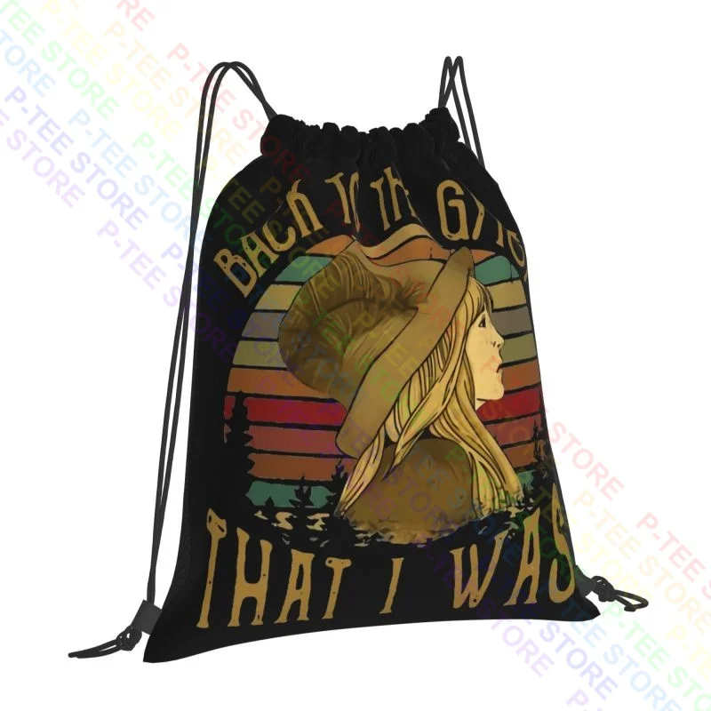 Fleetwood Mac 02 Drawstring Bags Gym Bag Bookbag Swimming Shopping Bag Multi-function