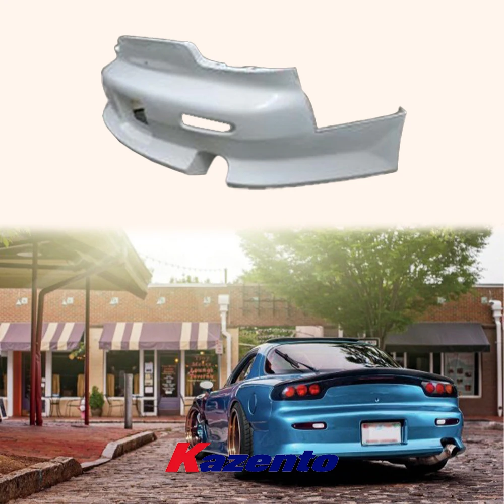 For Mazda RX7 FD3S VTX1 Type Fiberglass FRP Unpaint Rear Bumper Body Kits