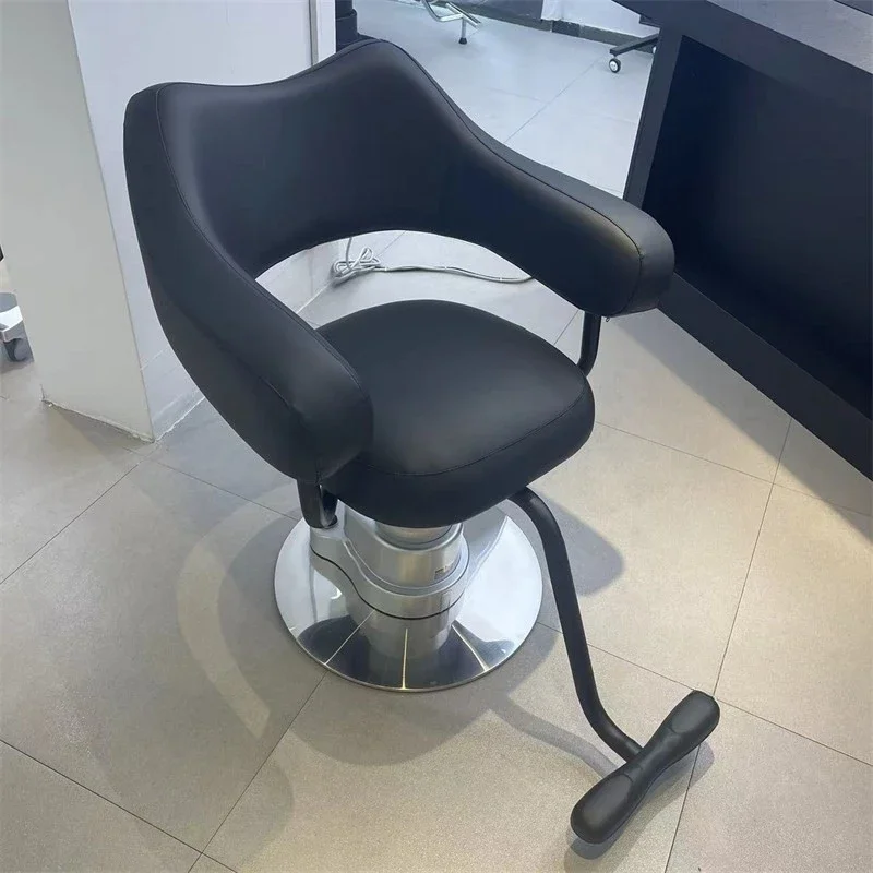 

Hair salon special wireless electric lift hair chair fashionable trendy haircut simple hair cutting chair