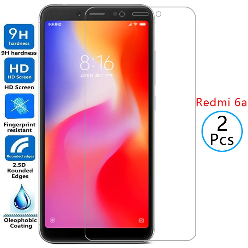 protective tempered glass for xiaomi redmi 6a screen protector on ksiomi redmi6a film readmi redmy remi redmy6a readmi6a 6 a a6