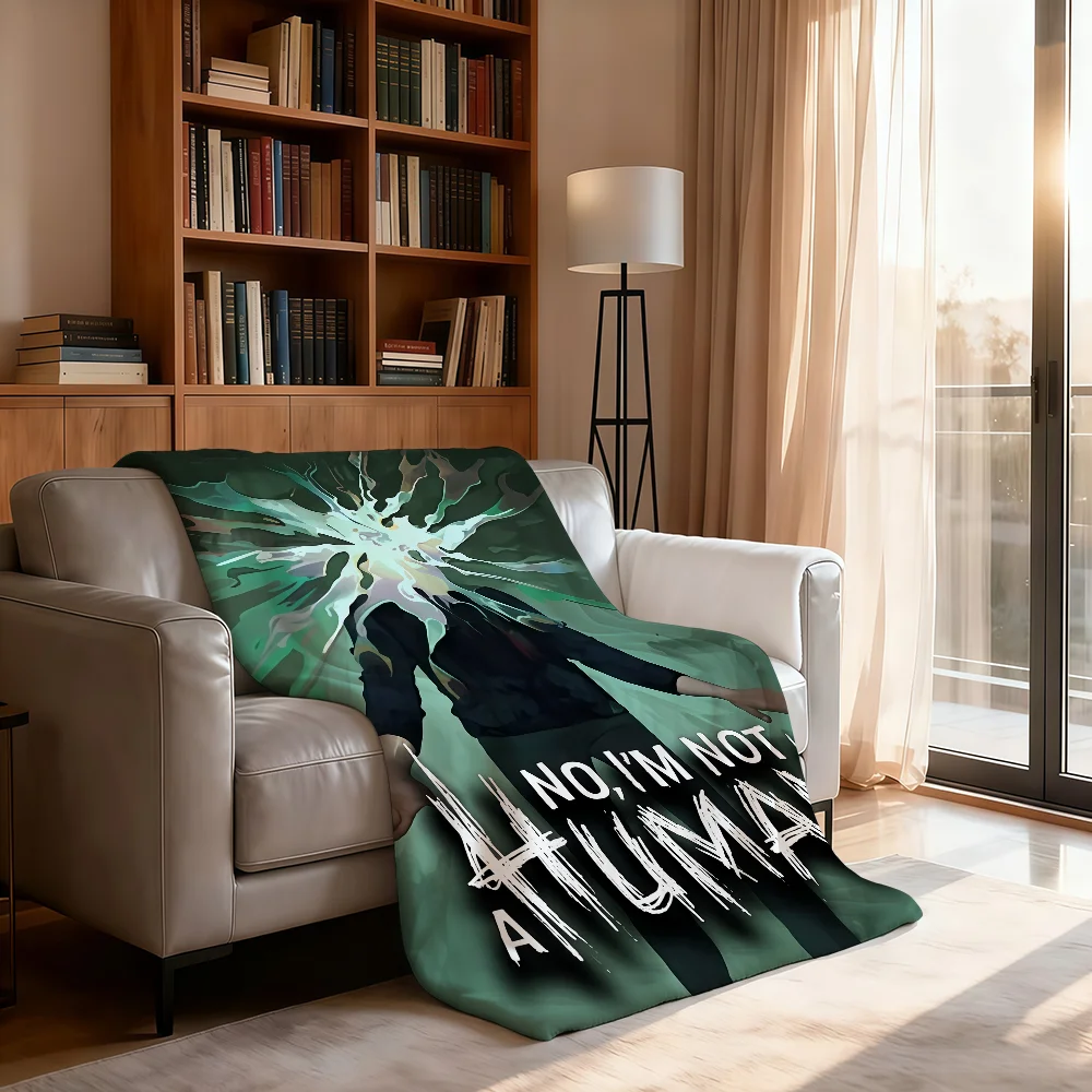 No Im Not a H-Human Blanket Soft Throw Blanket for Home Bedroom Bed Sofa Picnic Travel Office Rest Cover Blanket Gift