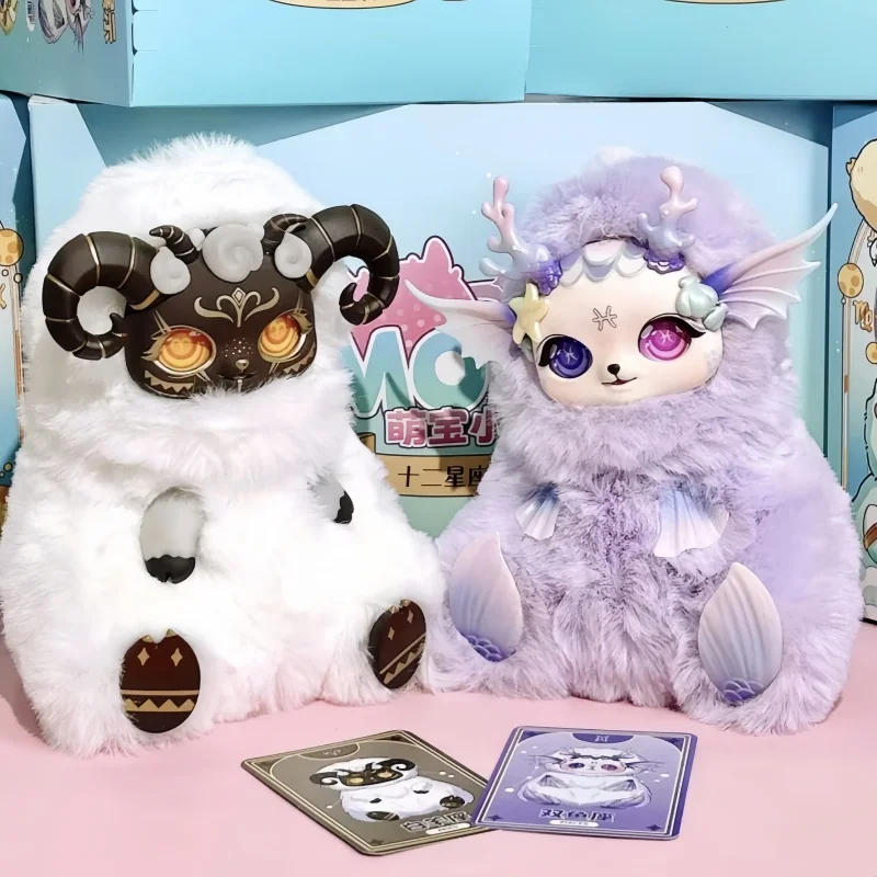 

2025 Новая оригинальная виниловая кукла Mobo Star Twelve Constellations Series Mystery Box, экшн-кукла для декора стола и подарка на складе