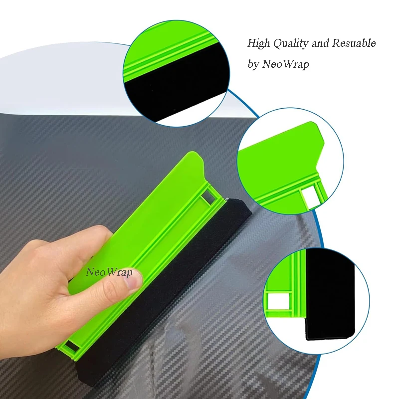 New Plastic Squeegee Set 8IN/6IN/5IN/4IN Window Tint Squeegee Vinyl Wrap Squeegee Wallpaper Tools Decal Applicator Vinyl Scraper