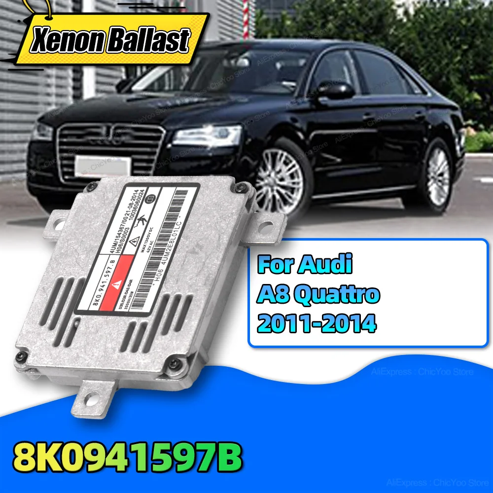 For Audi A8 Quattro 2011 2012 2013 2014 Xenon HID Headlight Ballast D3S D3R Control Unit Module 8K0941597B 10036060024