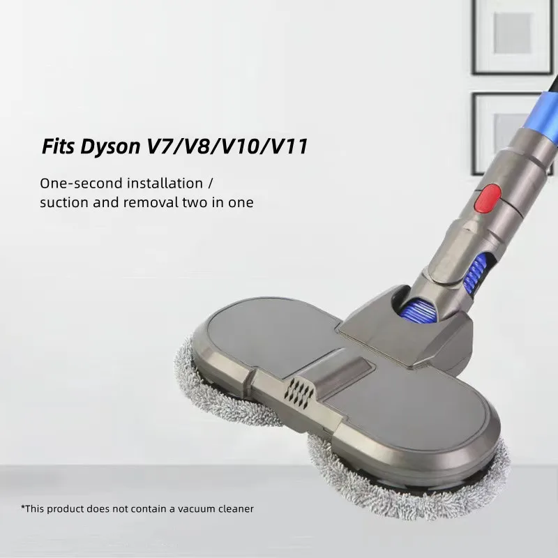 Electric Mopping Brush + Vacuum Cleaner Cleaning Cloth for Dyson V7 V8 V10 V11 Replaceable Parts