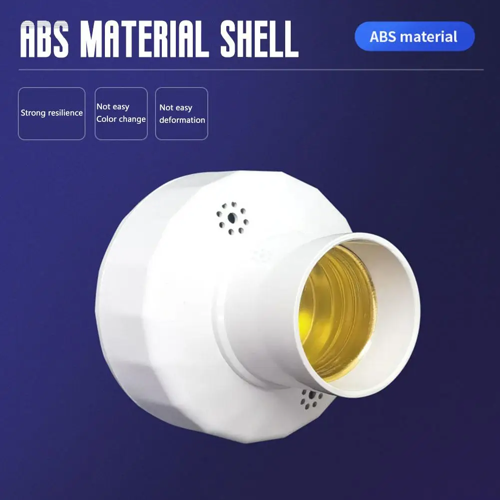 E27 Radar Induction Lights Socket Smart Light Bulbs Lamp Adapter Base Light Switch Motion Room Switch Sensor Human New Ligh U5F8