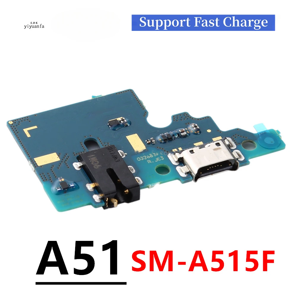 For Samsung Galaxy A51 A515F A71 A715F A716V USB Charging Port Mic Microphone Dock Connector Board Flex Cable