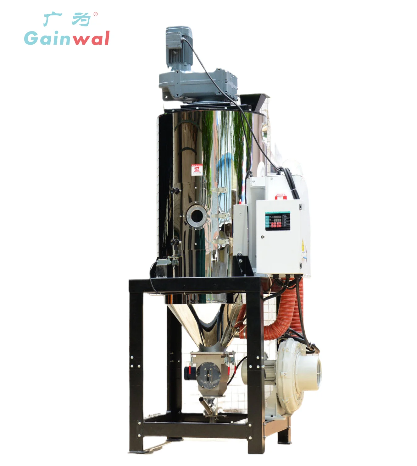 Gainwal 1000 kg Industriale ad anello chiuso PET FLAKES Cristallizzatore Attrezzatura Cristallizzatore
