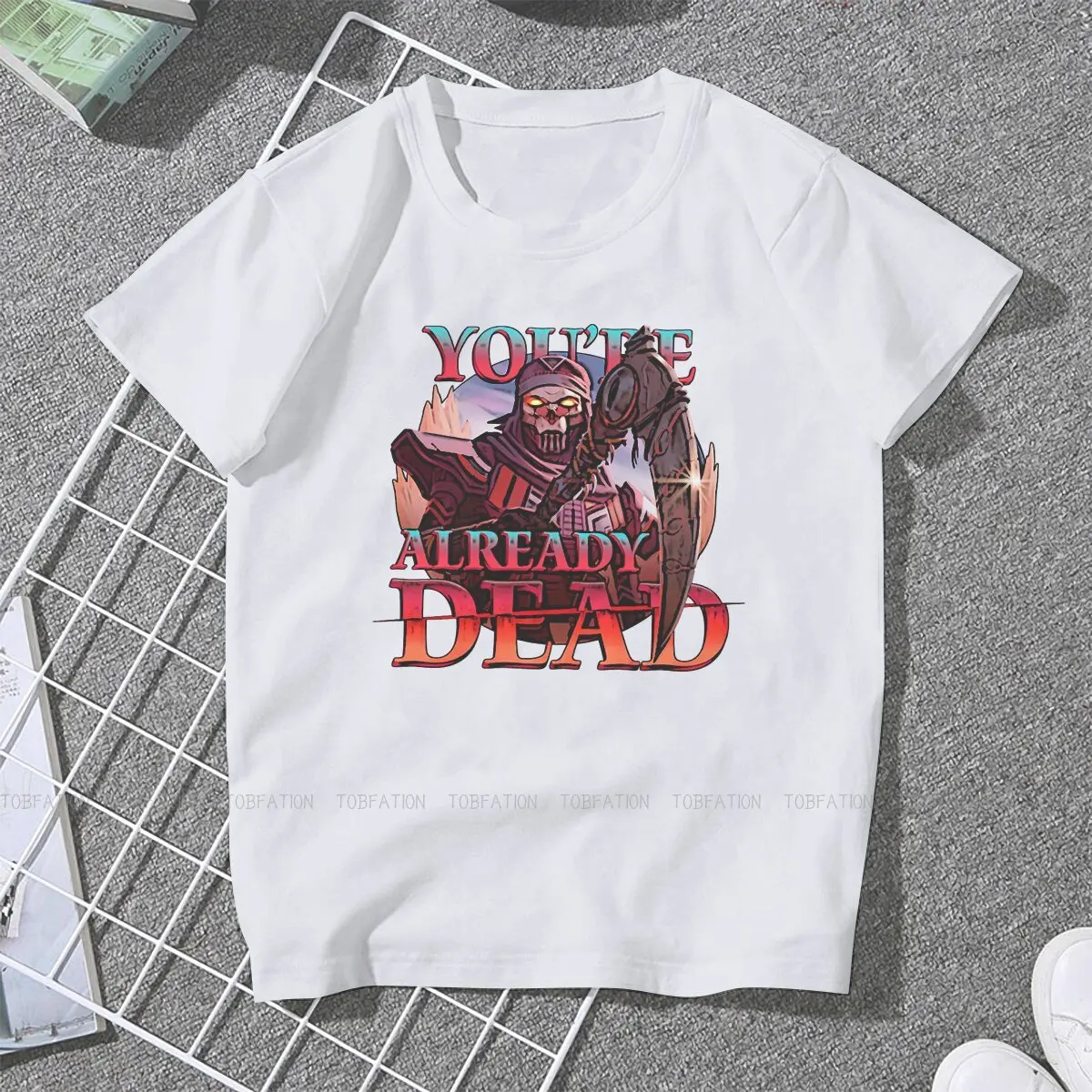 Holospray Revenant You're Already Dead Fashion TShirts Apex legends Star Warrior Game Woman 4XL Graphic Pure T Shirt O Neck