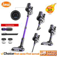 INSE S7P Cordless Vacuum Cleaner Powerful Handheld Stick Vacuum 2500mAh Rechargeable Battery to 45mins Runtime for Home Pet Hair