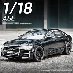 1:18 NEW AUDI A6 Alloy Die Cast Toy Car Model Sound and Light Children's Toy Collectibles Birthday gift