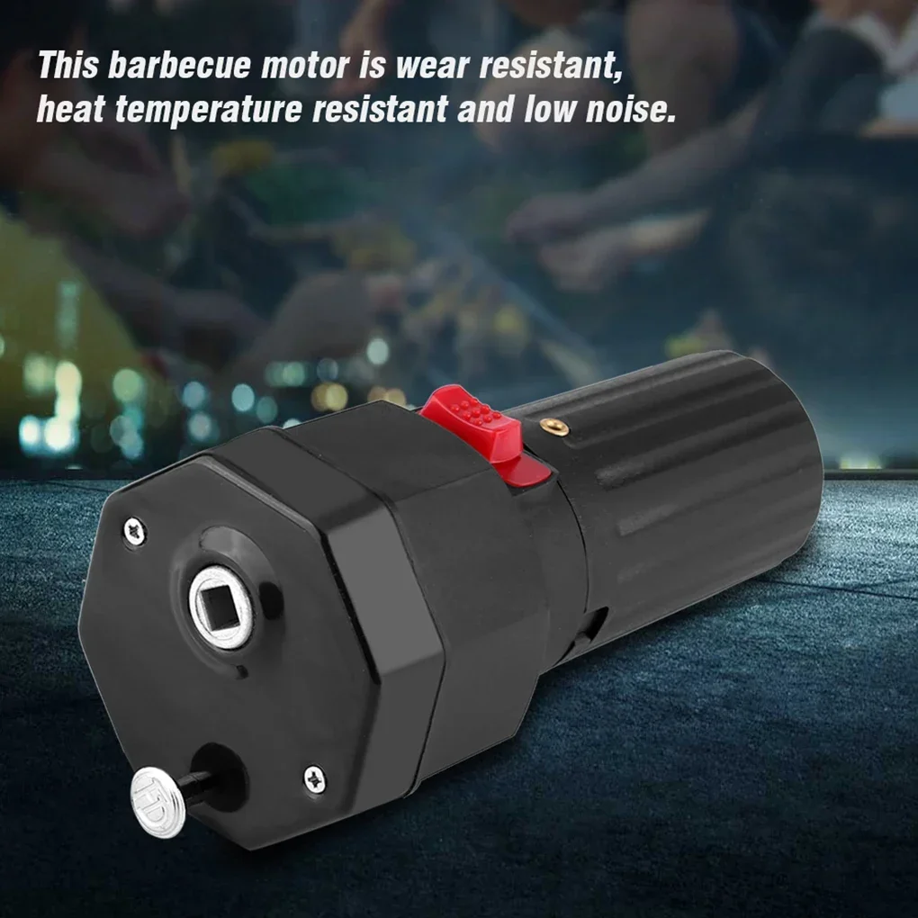 Battery Powered Barbecue Motor Outdoor Camping Picnic BBQ Grill Skewer Electric Rotator Motor