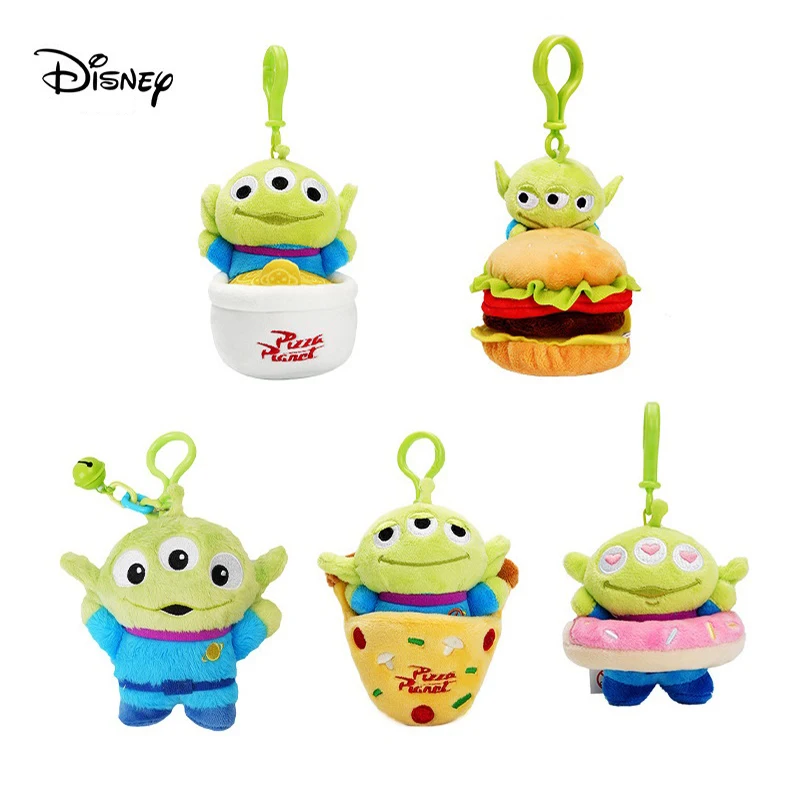 

Плюшевые куклы Disney Alien Kawaii Monster, рюкзак, подвеска, мультяшная и милая кукла, брелок для ключей, детские мягкие игрушки, подарок на день рождения