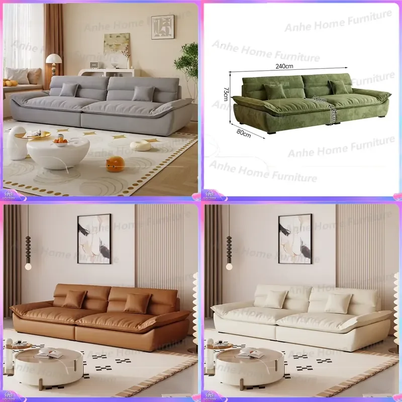 Modern Nordic Minimalist Living Room Sofa American Style Accent Armchair Lazy Home Furniture Design for Room Decor
