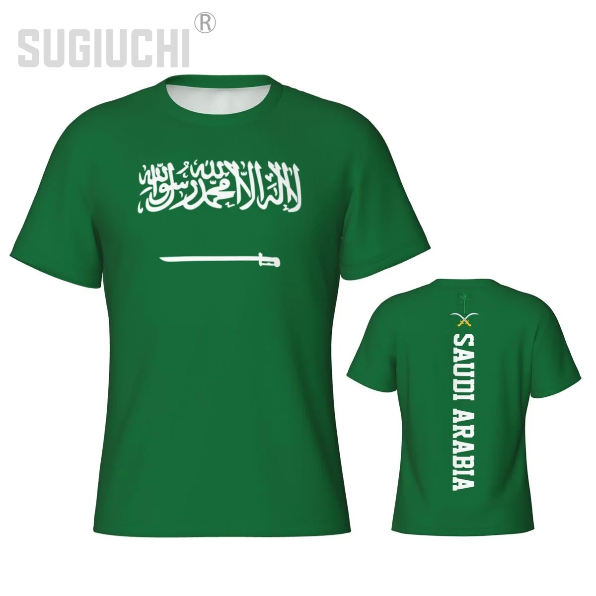 Sports T-shirt Saudi Arabia Flag Saudi Arabian 3D For Men Women Tees jersey Clothes Soccer Football Fans Patriotic T shirt