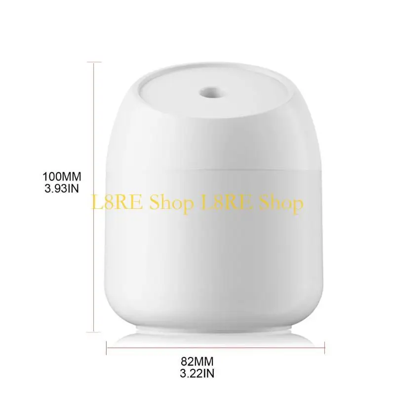 L8RE LED 야간 램프 가습기 250ml 아로마 에센셜 오일 디퓨저 미니 쿨 미스트 가습기 2 안개 모드 미스트 메이커