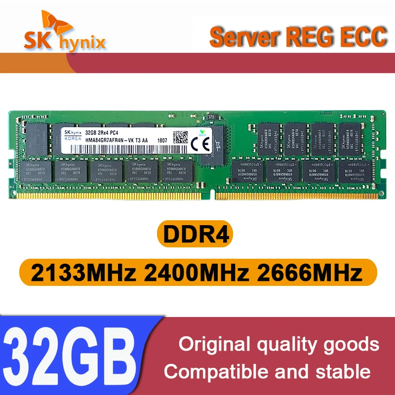 SK Hynix DDR4 32GB 64GB 2133P 2400T 2666V RAM PC4 2Rx4 4RDx4