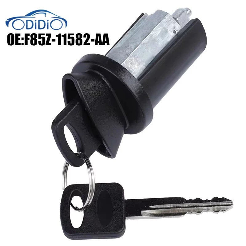 ODIDIO-interruptor de encendido F85Z-11582-AA con llaves, cilindro de bloqueo de puerta, F85Z11582AA, 1F2009012B, 924-724, para Ford Mazda, Mercury Lincoln