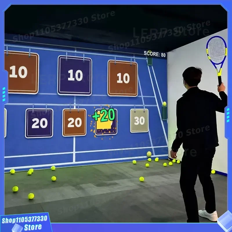 WEDIDIT FT8 Interactive Projection Sports Game for Kids and Adults Indoor Metal Entertainment System Fun Family Activity