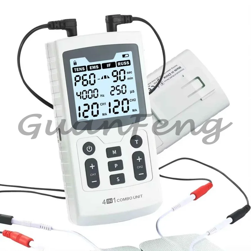 4-in-1 Digital Therapy Machine Multi Function Massage Device for Body Muscle Relief