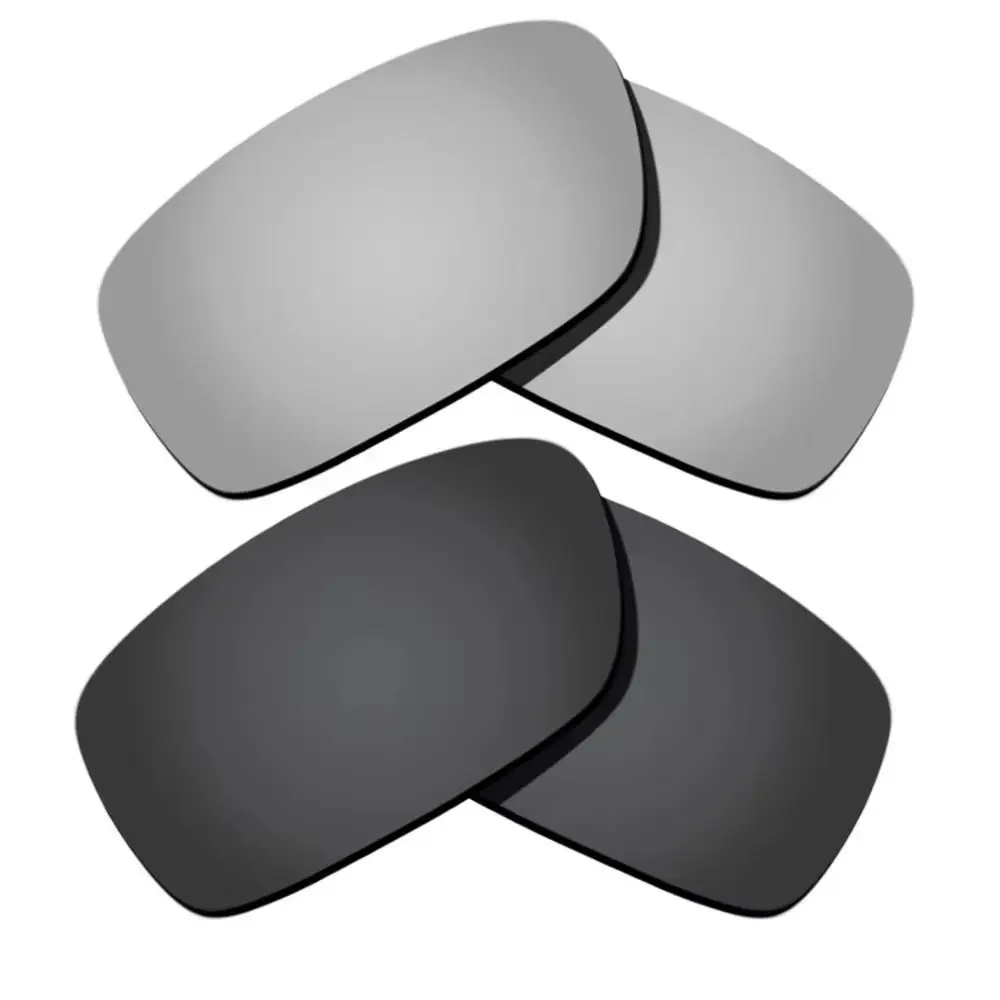 

Черные и серебристые зеркальные поляризационные сменные линзы для оправы Oakley Crankcase, 100% защита от UVA и UVB-излучения