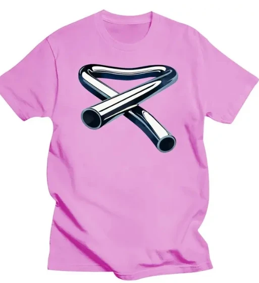 تي شيرت موسيقى أنبوبي للرجال ، Mike Oldfield ، موسيقى عتيقة ، ألبوم موسيقى الروك ، ممتاز ، جيد التهوية ، قمة مريحة