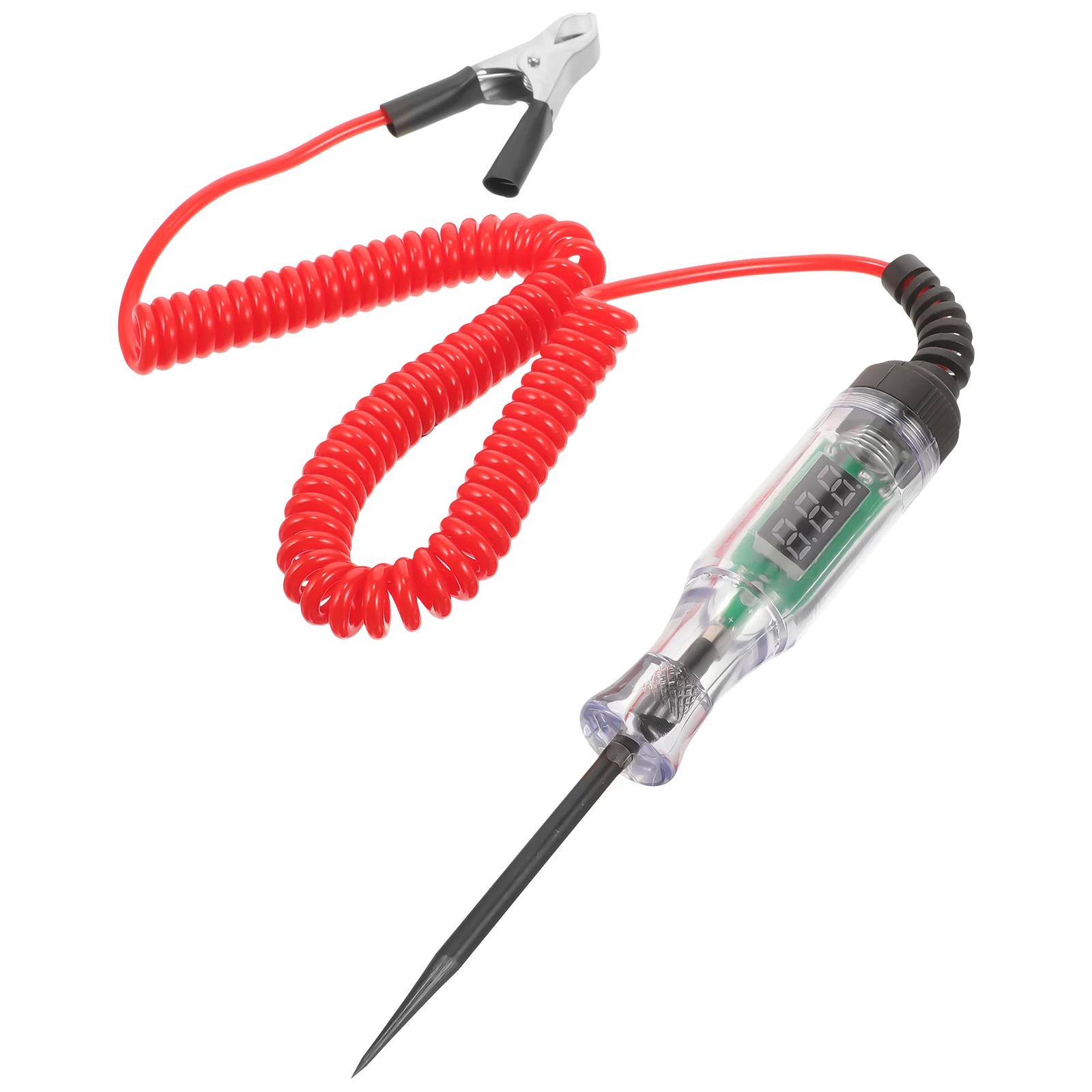 

Digital Display Electric Tester Voltage Automotive Circuit Tester Flexible Spring Wire Electrical Maintenance