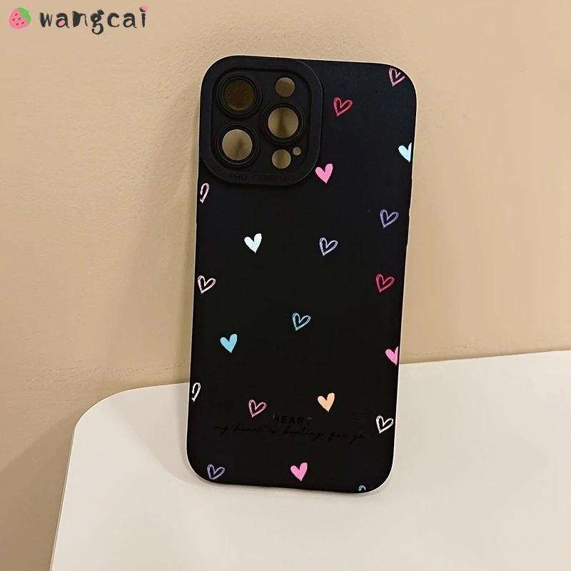 Cute Love Phone Case For Realme GT7 GT6 GT Neo 7 6 SE GT5 GT2 GT Explorer Master Q5i Q5X Q2i P1 5G Colorful Heart Soft Cover