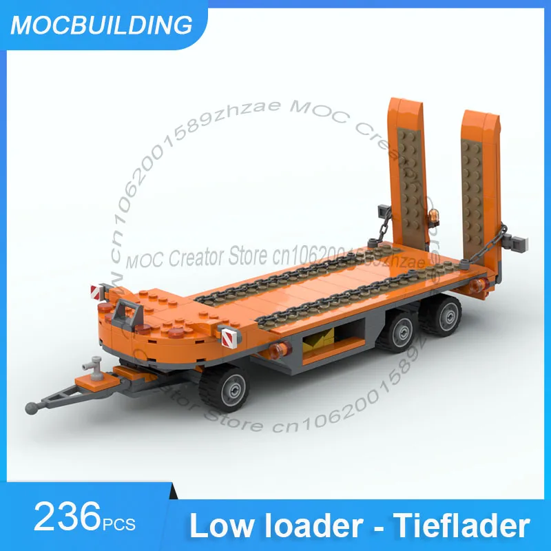 

Низкорамный грузовик-тягач (ТиэфлаНдер) — Конструктор MOC, Сборные блоки, Коллекционная модель для демонстрации, Креативная игрушка-подарок, 236 деталей