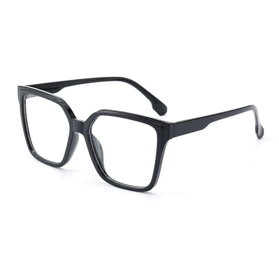 1-teilige klassische modische Damenbrille mit quadratischem Rahmen und klaren Gläsern – stilvolles Accessoire für den täglichen Gebrauch und die Fotografie – Detail 8