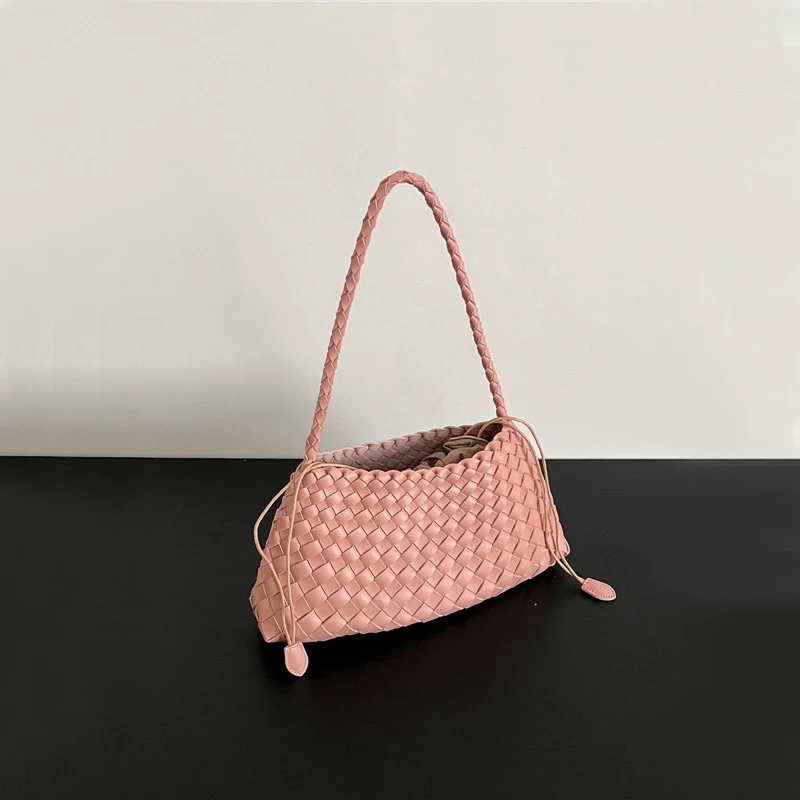NONE Woven PU Shoulder Bag 10