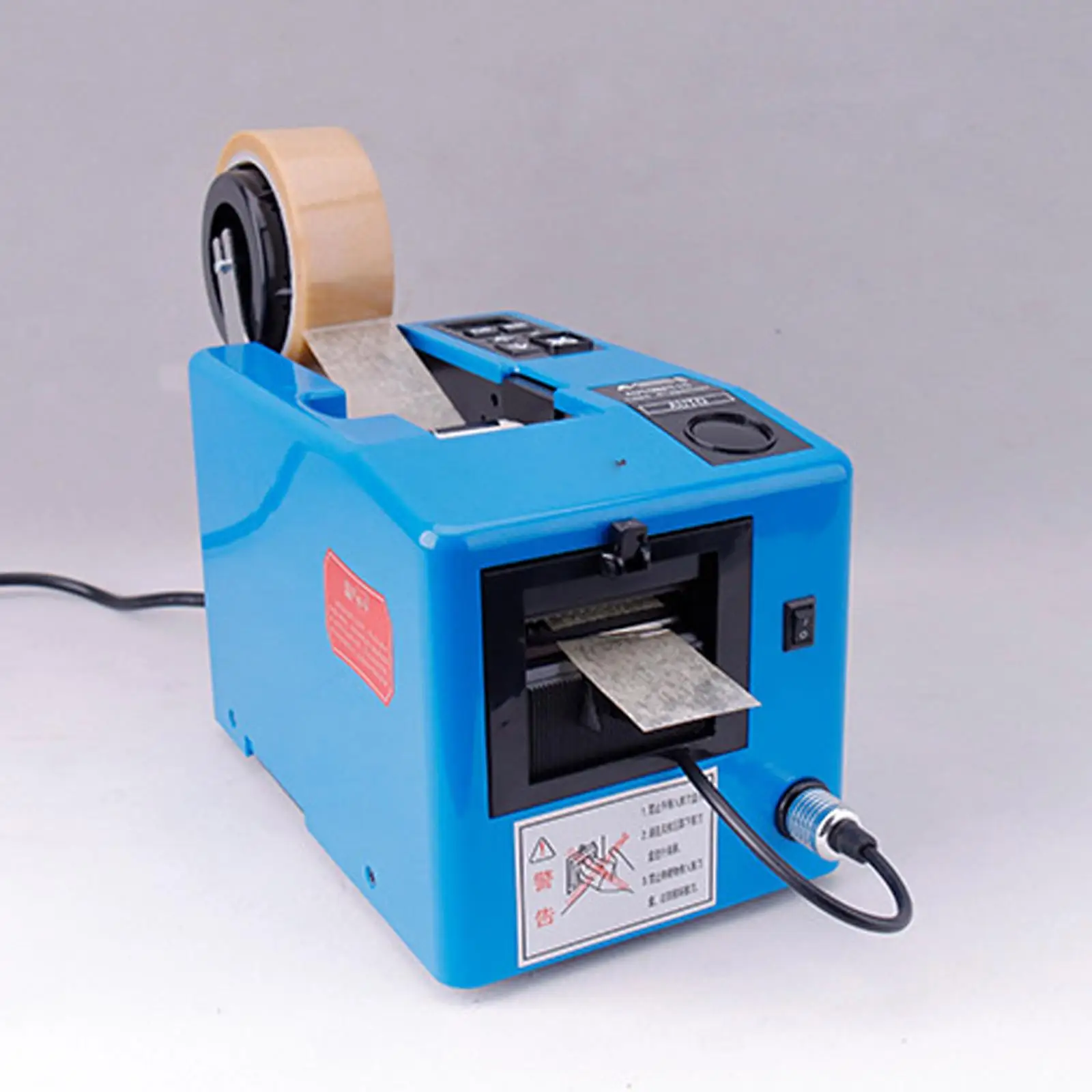 Efficient Electric Tape Cutter with US Adapter and Silicone Wheel for Home and Office Use