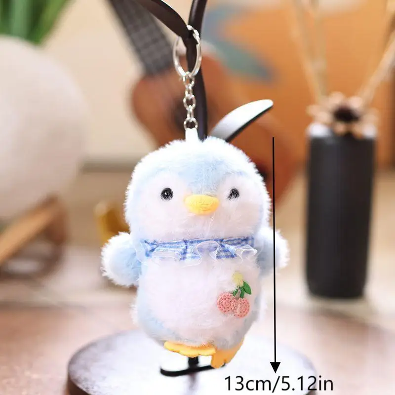 จี้ของเล่นเพนกวินน่ารักพวงกุญแจตุ๊กตากระเป๋าอุปกรณ์เสริมของขวัญ