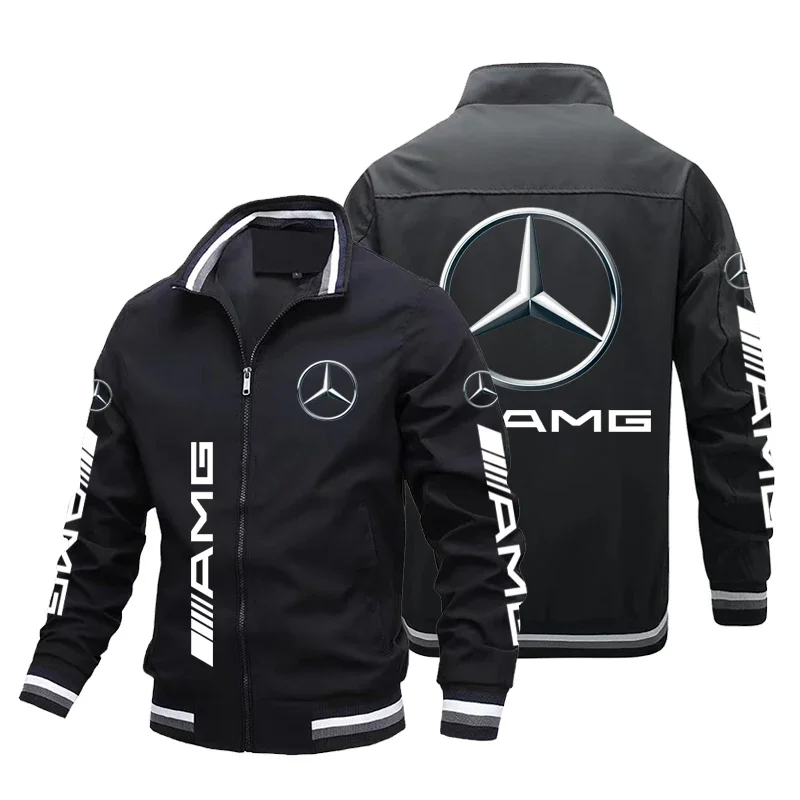 For Mercedes-Benz Motorcycle Jacket Trendy Casual Windbreaker Outdoor Biker Top Racing Team Custom Jacket Coats Sportswear S-5XL