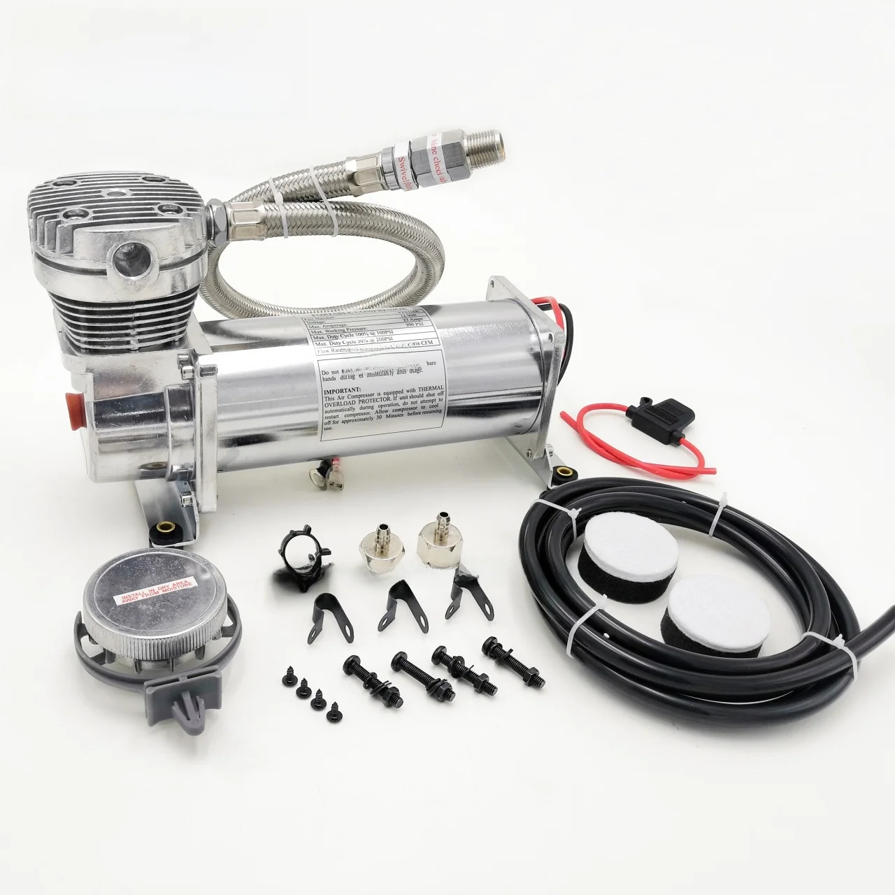 Universal   12V 150 PSI Control Air Bag Suspension Compressor Pump Ride Kit for Auto