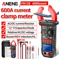 ANENG PN128 Clamp Digital Multimeter 4000 Counts Votage Current Ohm Test Tool LCD Screen True RMS High Precision for Electrician