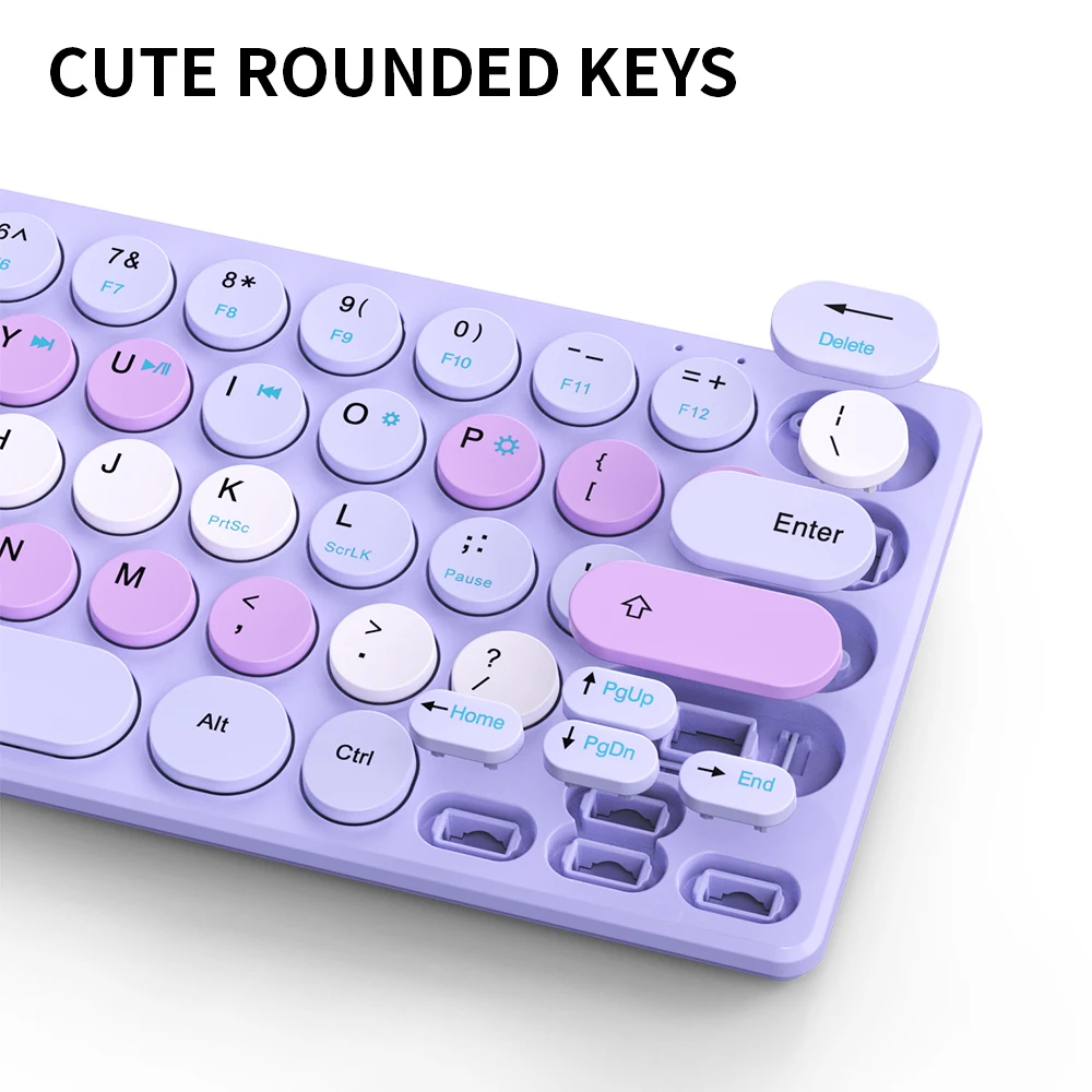 2.4G لوحة المفاتيح اللاسلكية والماوس كومبو طاقة البطارية بلوتوث مجموعة لوحة المفاتيح والماوس لأجهزة الكمبيوتر المحمول آي باد الهاتف الخليوي اللوحي