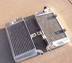 Radiator left+right For 1990-2000 Honda XRV750 XRV 750 Africa Twin Aluminum WITH CAP 1990 1991 1992 1993 1994 1995 1996 1997