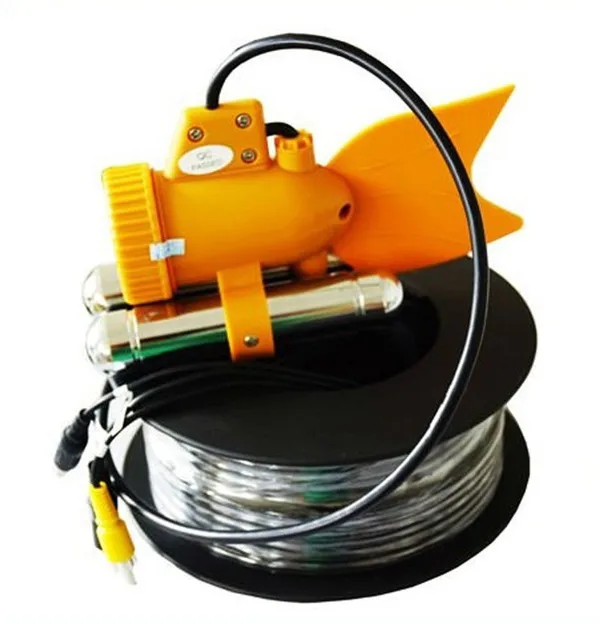 Водонепроницаемый эхолот IP68 20 м — камера для подводной рыбалки HD 720P, 12 ярких светодиодов, встроенный видеорегистратор, одобренный CE RoHS для пресной воды