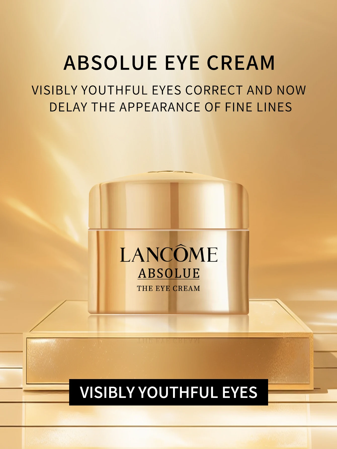 Lancôme Absolue Soin Regard Revitalisant Revitalizing Eye Cream-With The Exclusive Perpetual Rose Extract - 0.6 FL.OZ./5ML