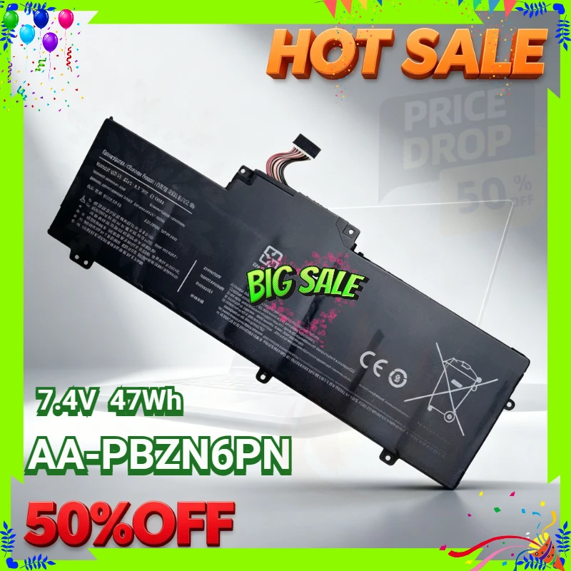 

AA-PBZN6PN 7.4V 47Wh Laptop Battery for SAMSUNG 350U2B 350U2A NP350U2A NP350U2B Series NP350U2Y BA43-00315A 1588-3366
