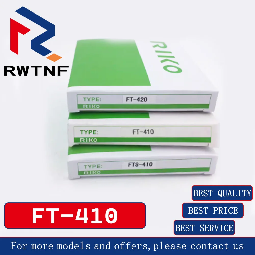 Brand New Genuine FT-410 RIKOFiber óptica M4 através do sensor de fibra, estoque de armazém 100% original