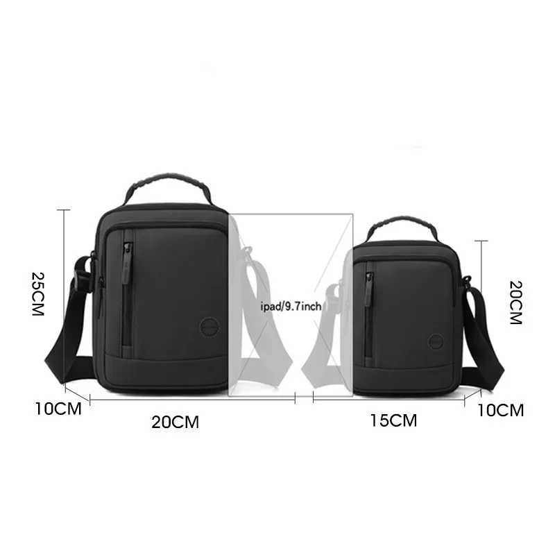 Männer Leichte Nylon Taschen Casual Schulter Tasche Reise Tote Wasserdicht Schulter Taschen Herren Business Handtasche