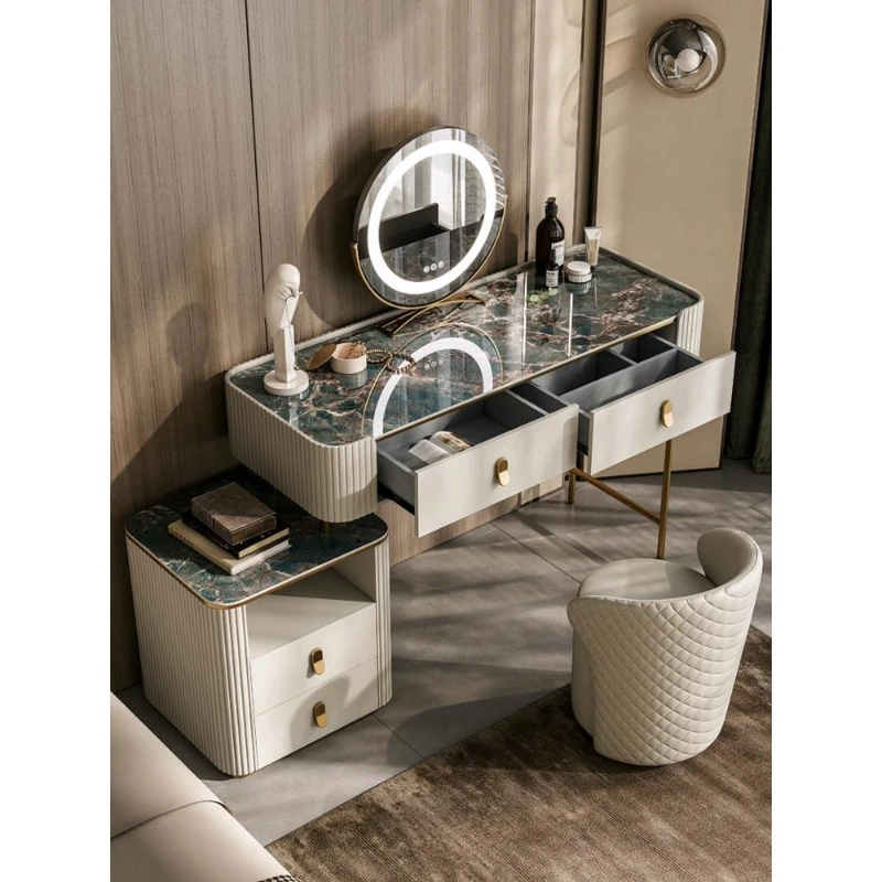 

high-end Internet celebrity dresser, bedroom simple modern storage cabinet, integrated small apartment dressing table